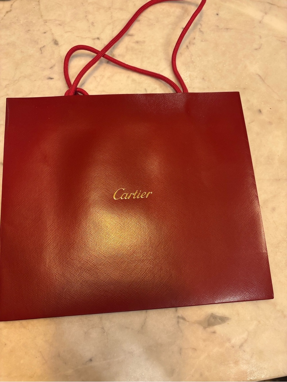 Cartier shopping bag